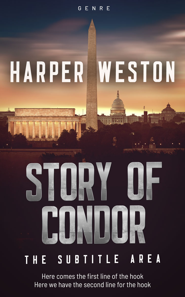 2D view of Rodeo Dust #23473 - Premade Mystery & Thriller & Suspense Book Cover