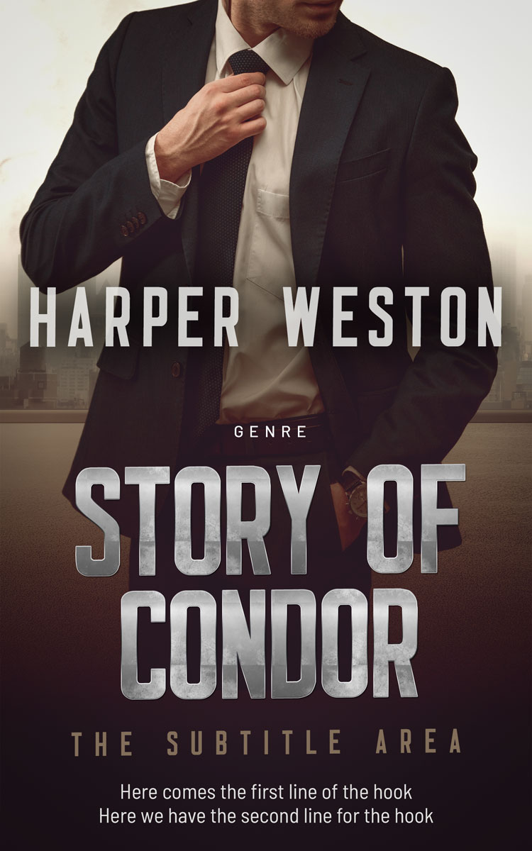 2D view of Cloud #23477 - Premade Mystery & Thriller & Suspense Book Cover