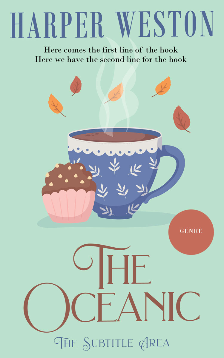 2D view of Edgewater #23485 - Premade Literary Fiction Book Cover