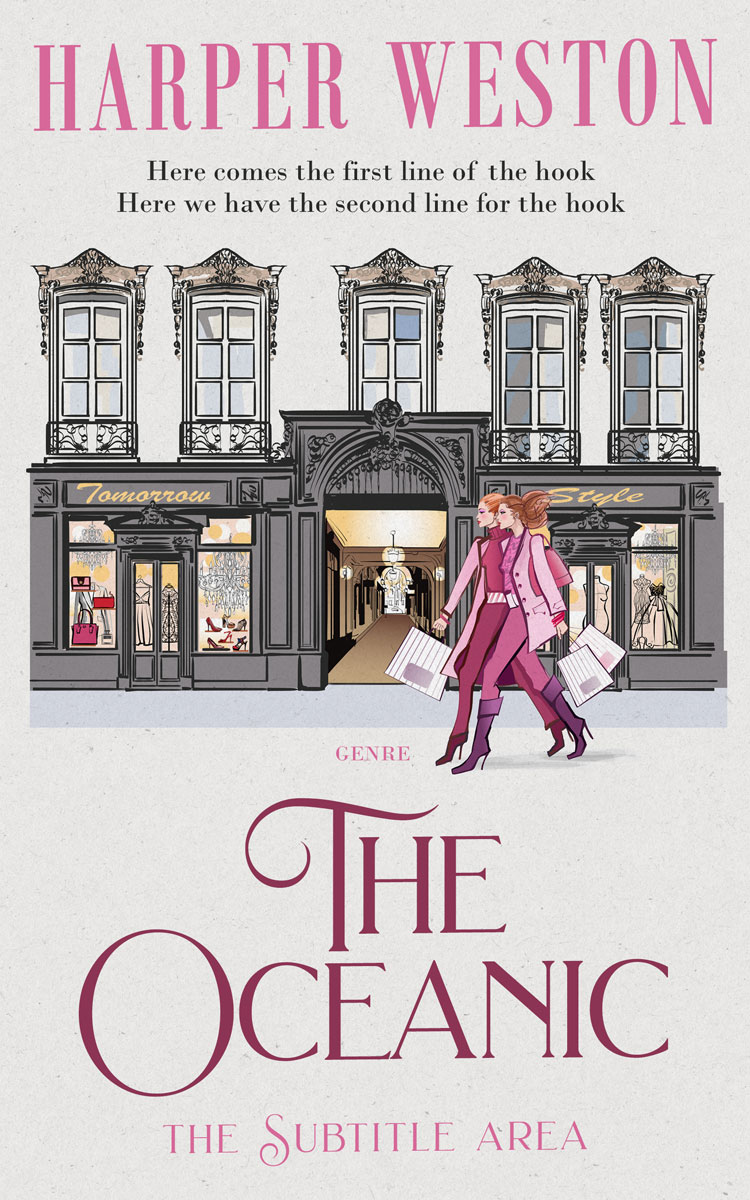 2D view of Ebb #23487 - Premade Travel Book Cover