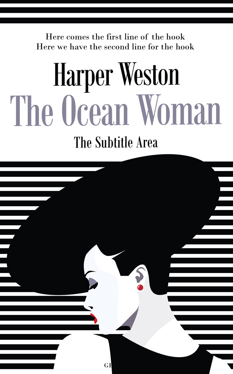 2D view of Premade Chick Lit Book Cover - Ghost