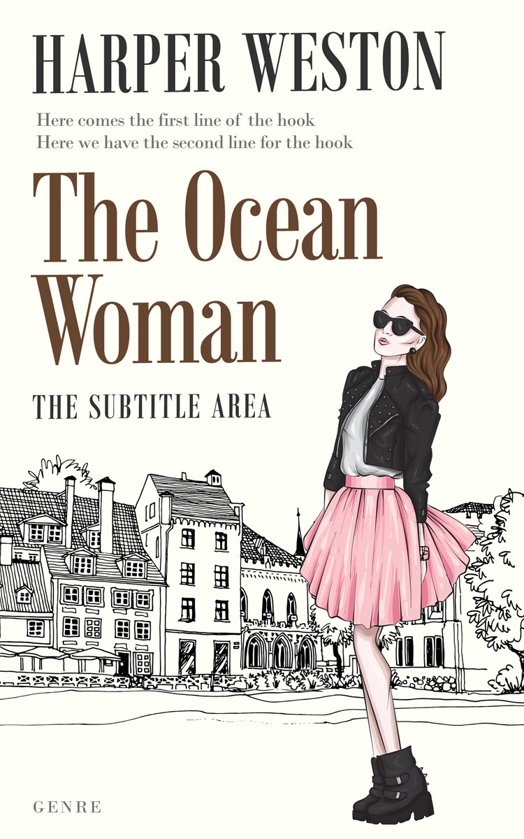 2D view of Taupe #23492 - Premade Travel Book Cover