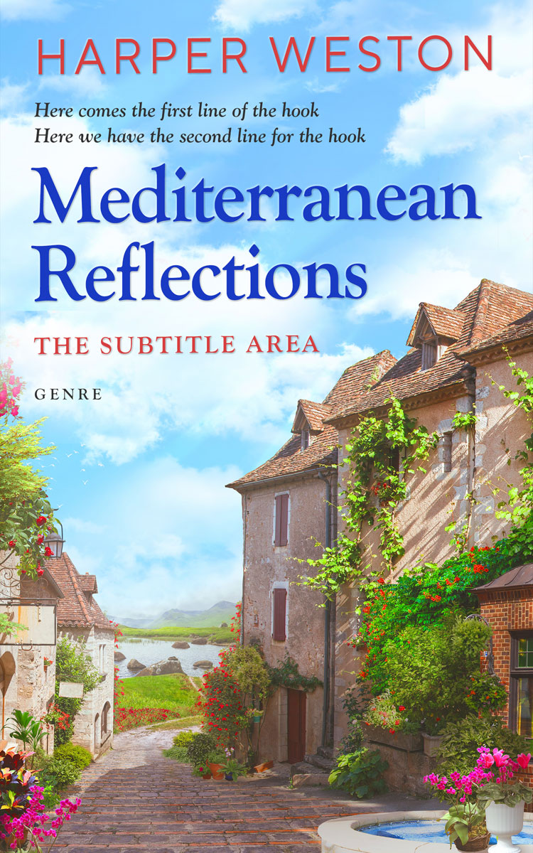 2D view of Jagged Ice #23506 - Premade Literary Fiction Book Cover