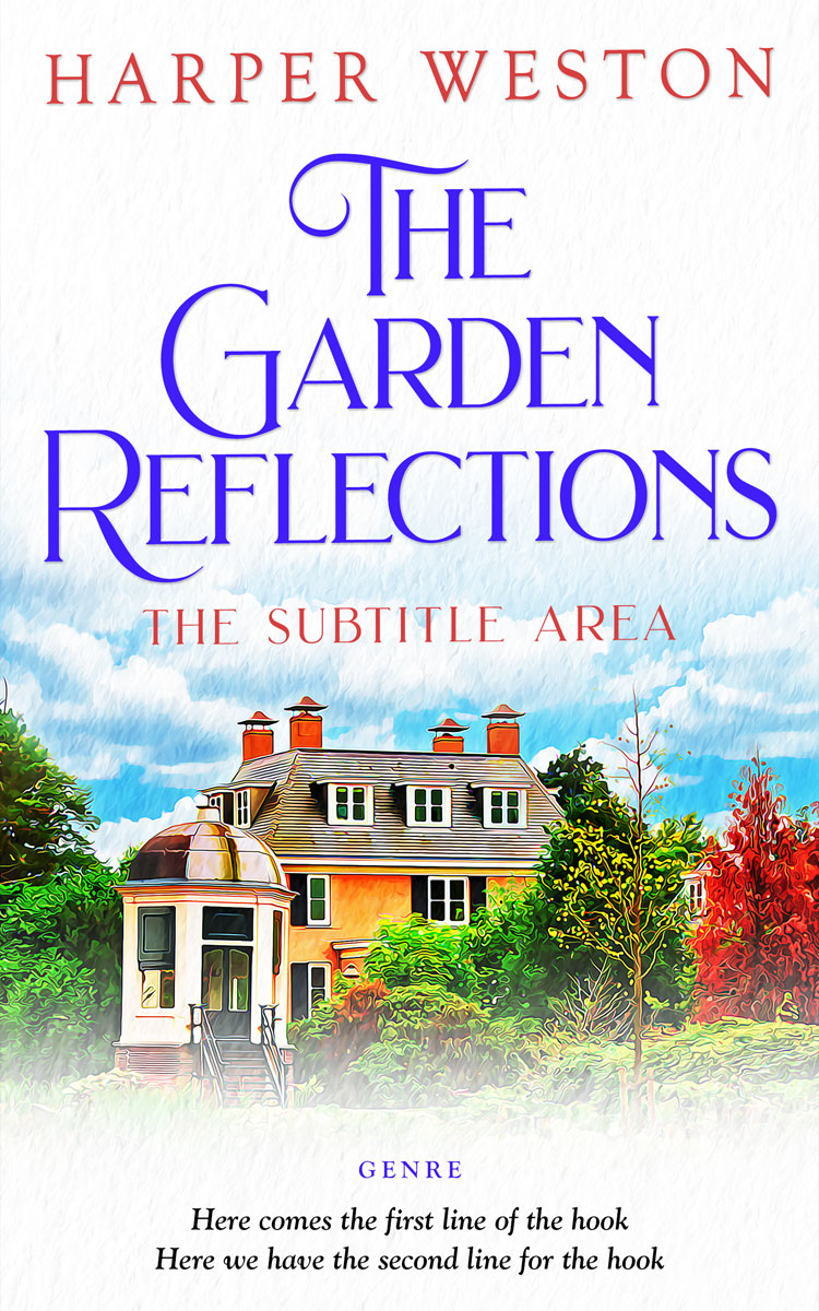 2D view of Premade Literary Fiction Book Cover - Pickled Bluewood