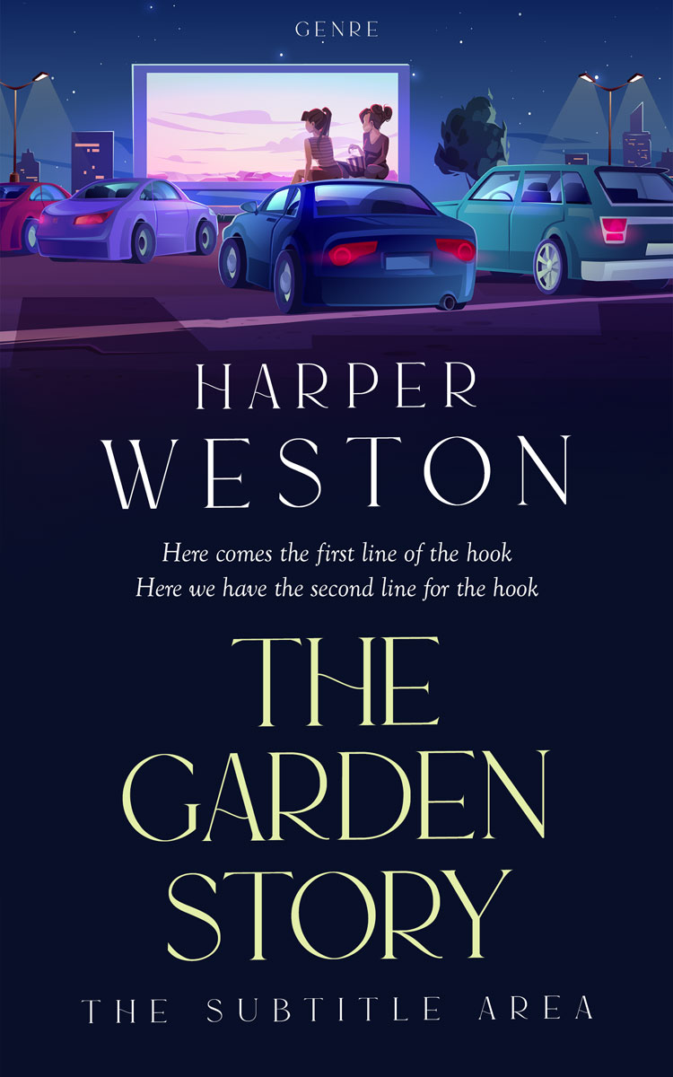 2D view of Premade Romance Book Cover - Haiti