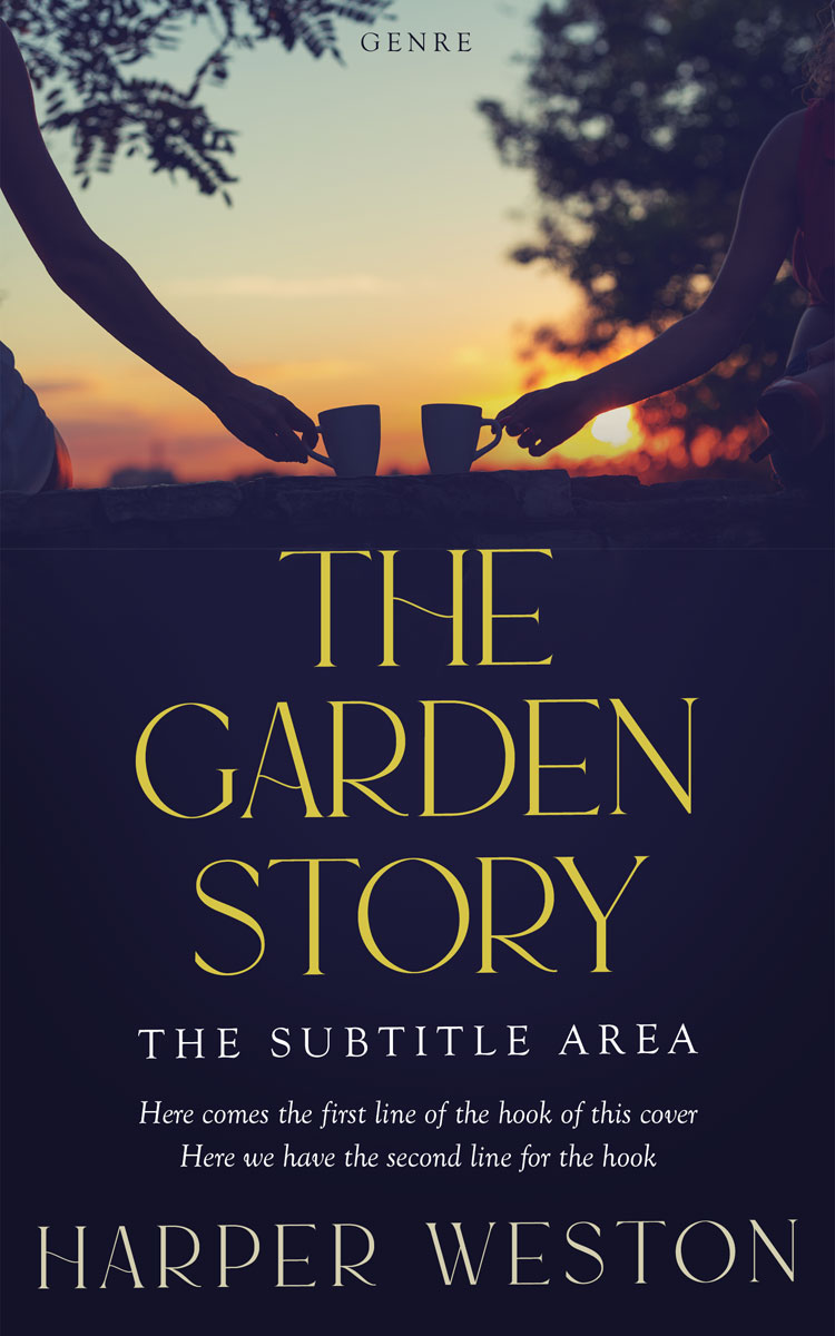 2D view of Premade Romance Book Cover - Mirage