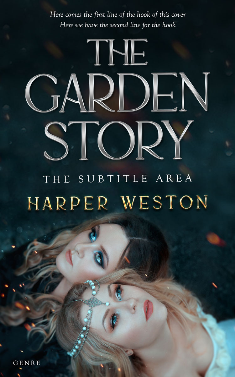 2D view of Dawn #23541 - Premade Chick Lit Book Cover