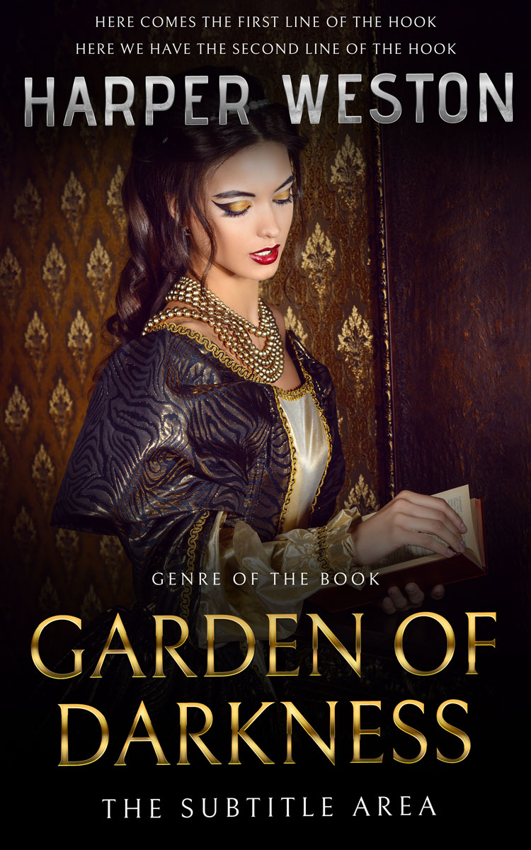 2D view of Gondola #23547 - Premade Historical Book Cover