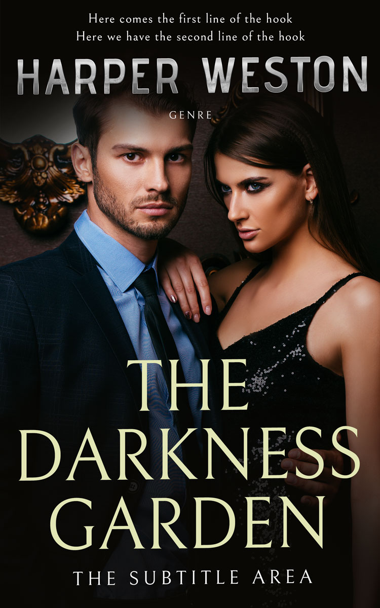 2D view of Premade Romance Book Cover - Quicksand