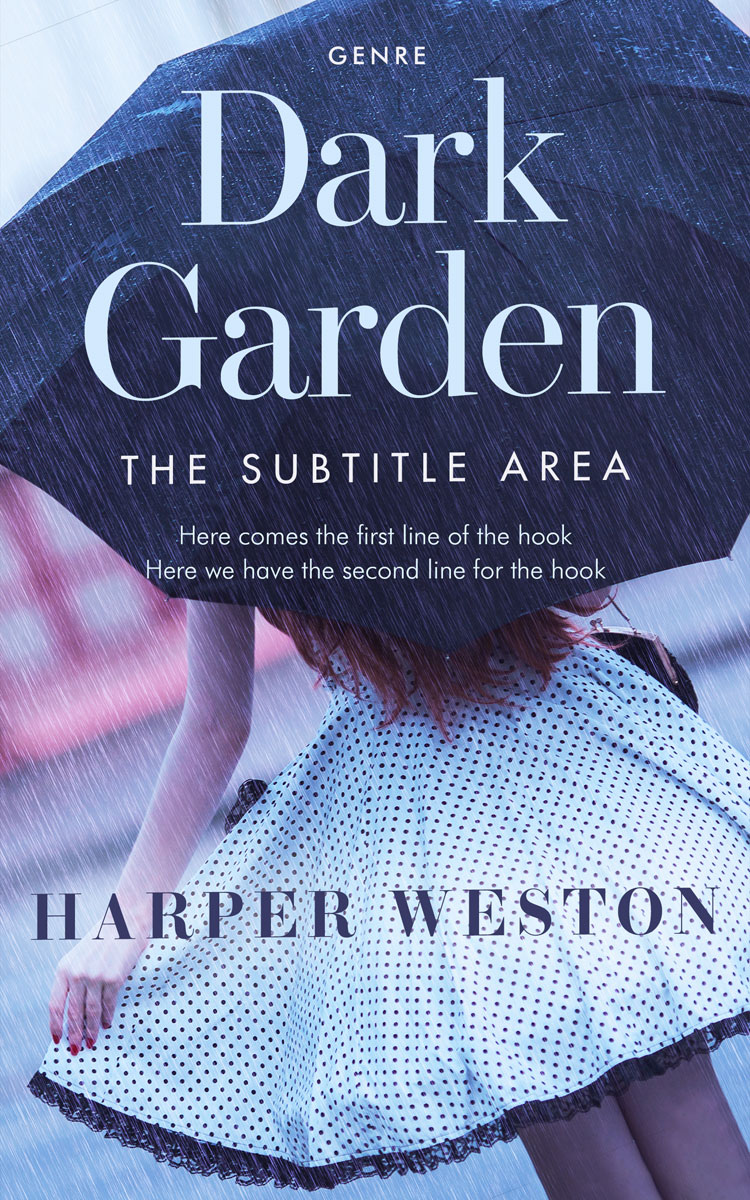 2D view of Premade Romance Book Cover - Pickled Bluewood