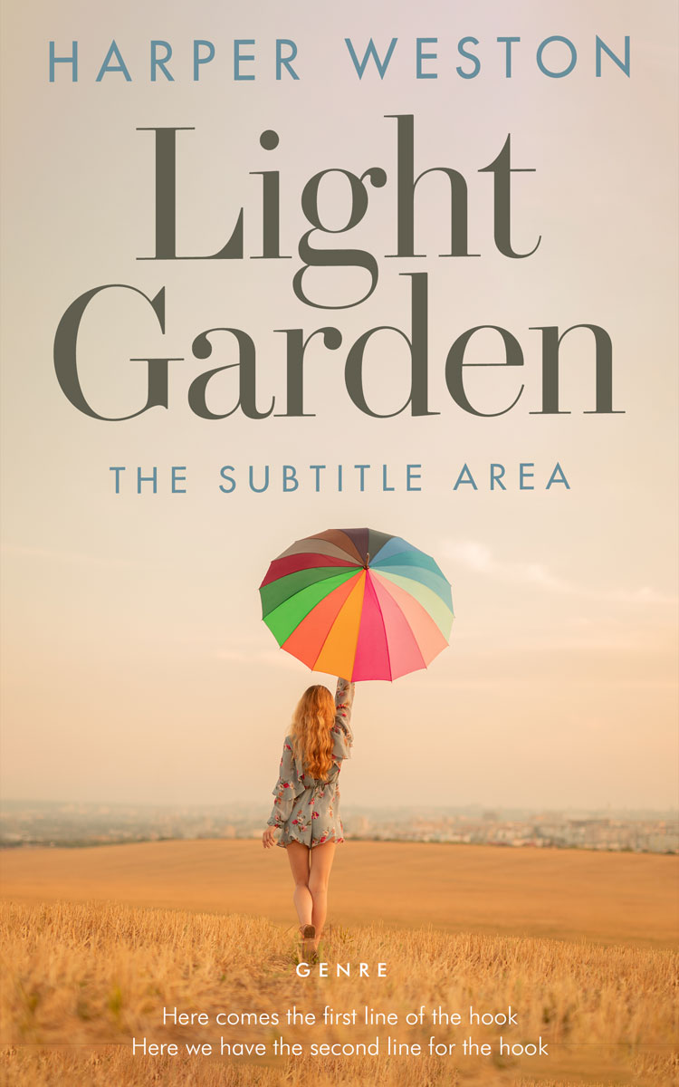 2D view of Stark White #23560 - Premade Romance Book Cover