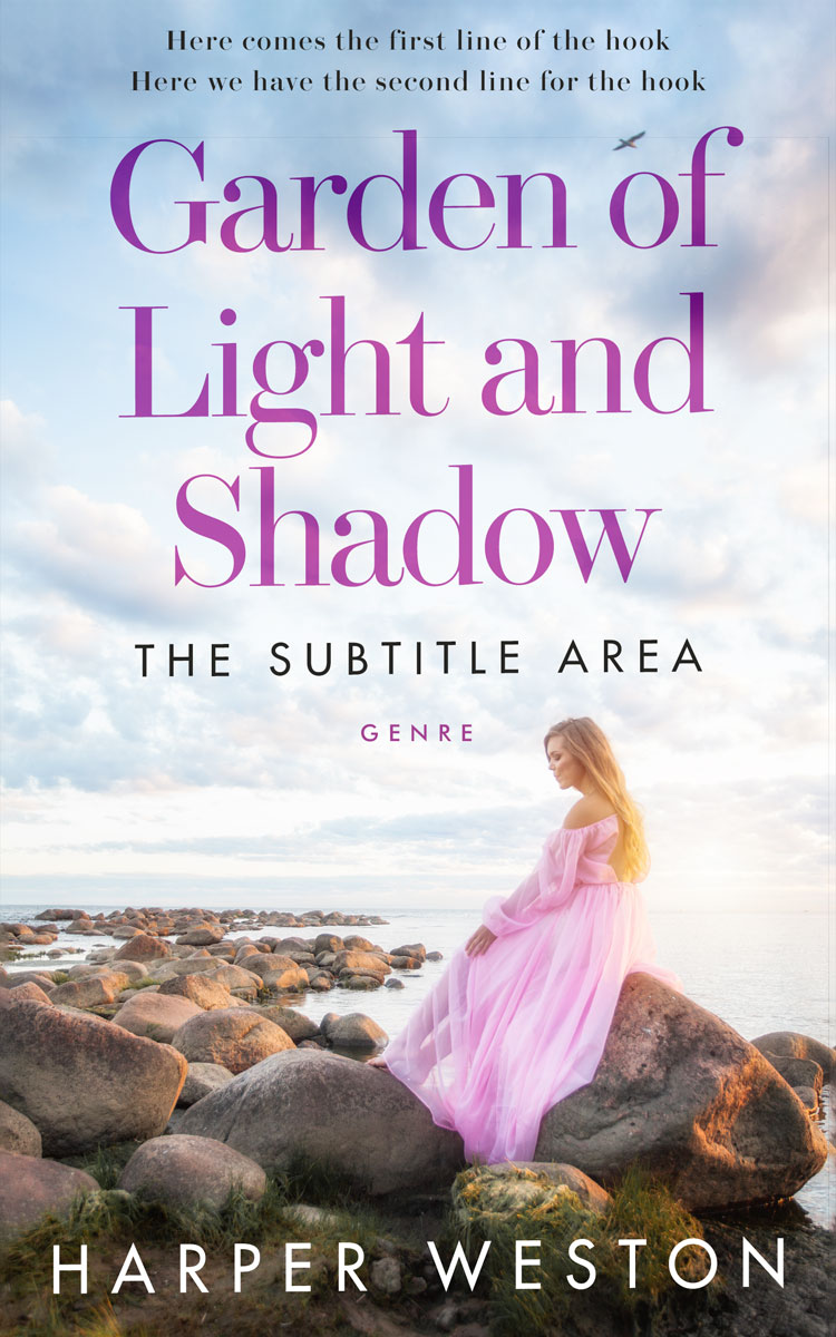 2D view of Athens Gray #23568 - Premade Romance Book Cover