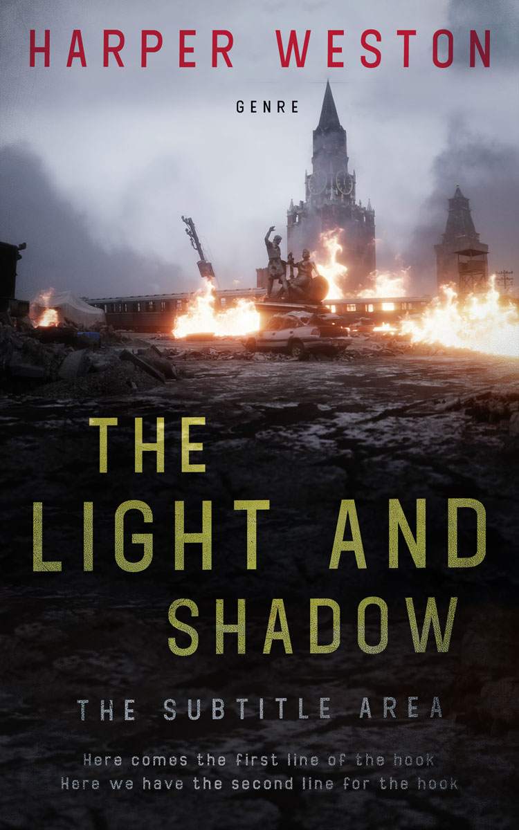 2D view of Pale Slate #23601 - Premade Apocalyptica Book Cover | BookCoverZone