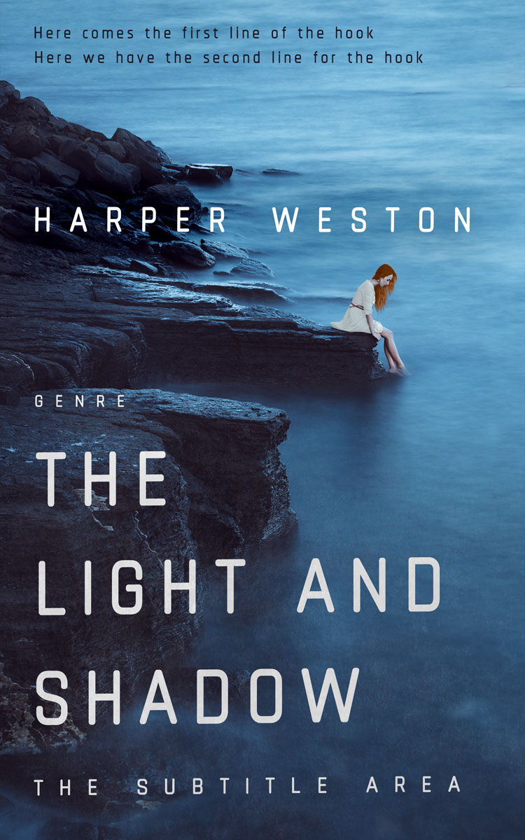 2D view of Ebony Clay #23612 - Premade Romance Book Cover