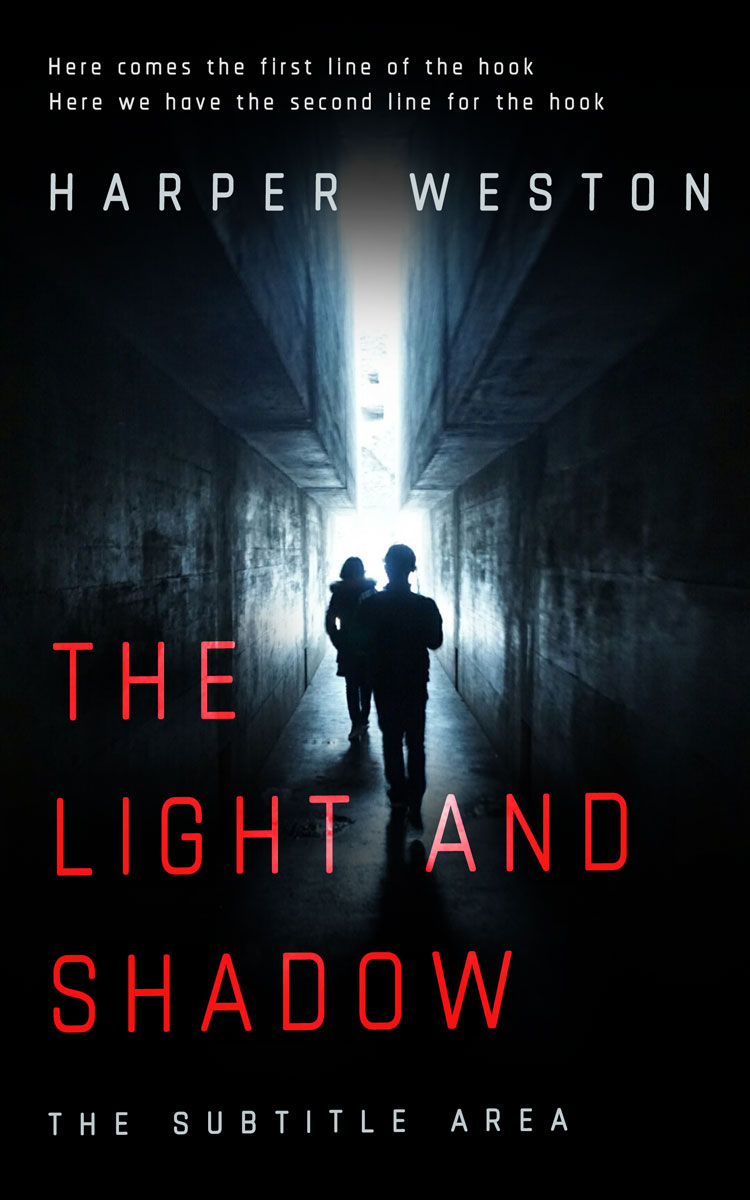 2D view of Bunker #23629 - Premade Mystery & Thriller & Suspense Book Cover