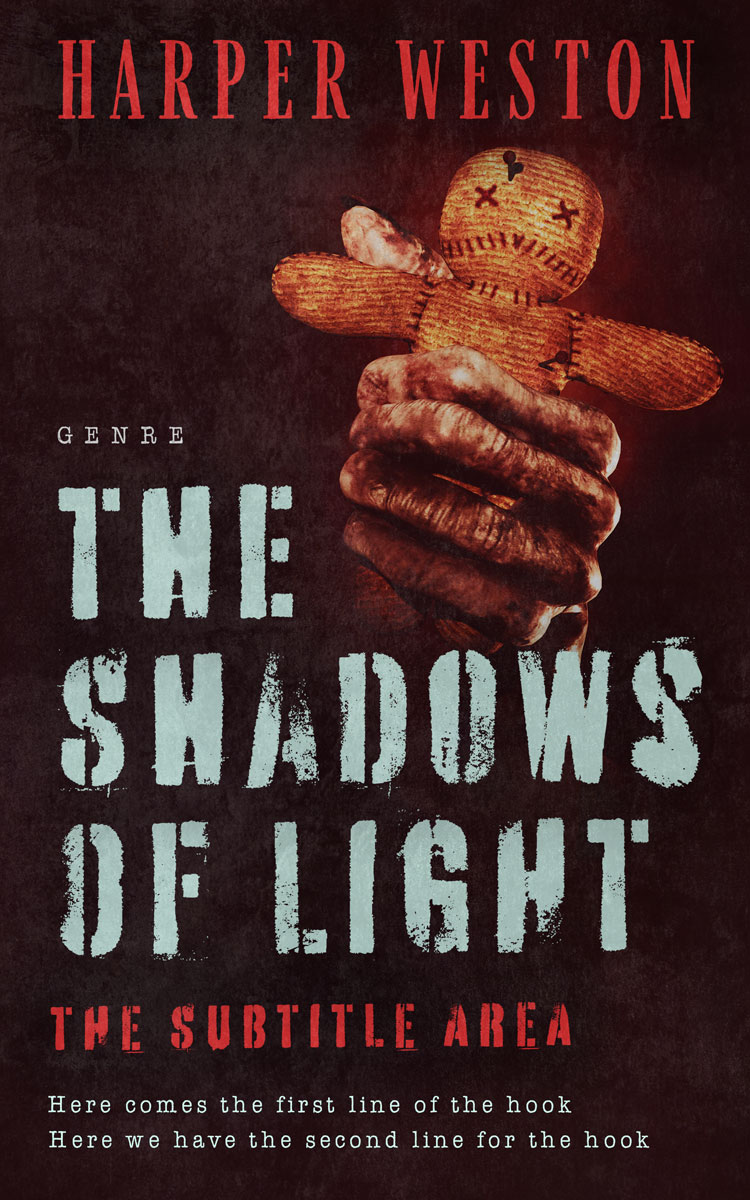 2D view of Premade Horror Book Cover - Gondola