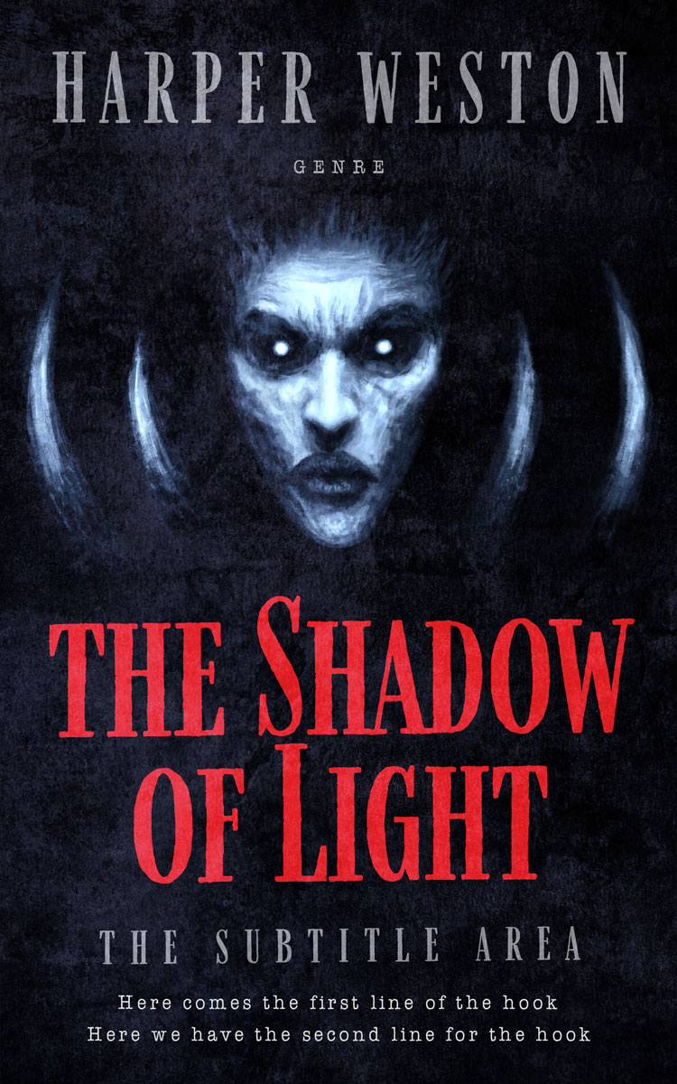 2D view of Vulcan #23650 - Premade Horror Book Cover