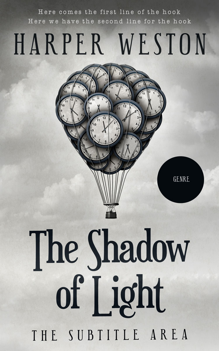 2D view of Gray Nickel #23666 - Premade Abstract Book Cover