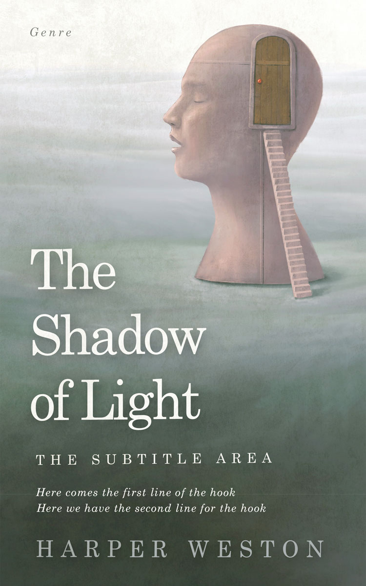 2D view of Stack #23669 - Premade Abstract Book Cover