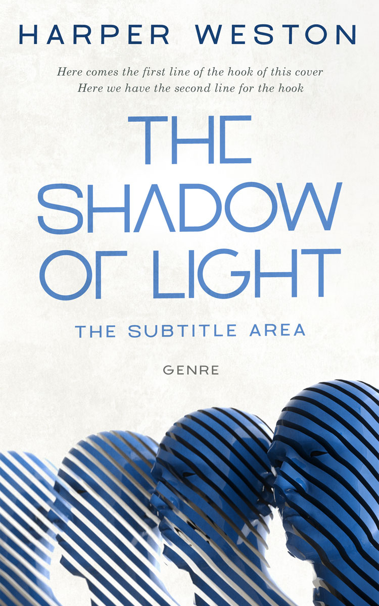 2D view of Premade Abstract Book Cover - Desert Storm