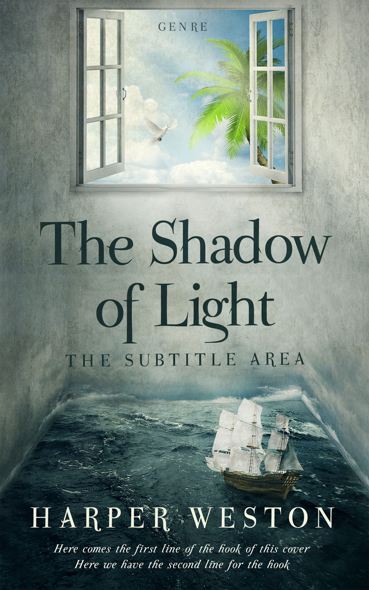 2D view of Premade Surreal Book Cover - Xanadu