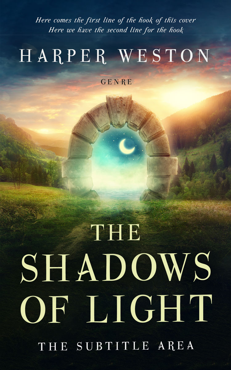 2D view of Pavlova #23692 - Premade Fantasy Book Cover