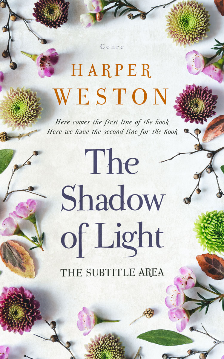 2D view of Desert Storm #23698 - Premade Nature Book Cover