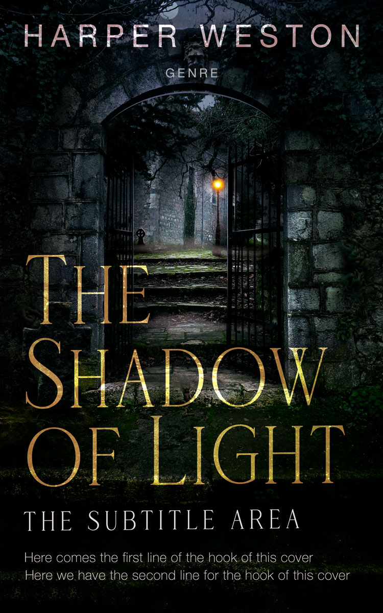 2D view of Premade Fantasy Book Cover - Woodsmoke