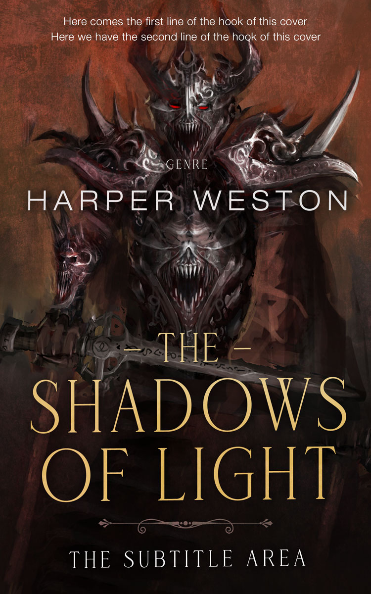 2D view of Gondola #23722 - Premade Fantasy Book Cover