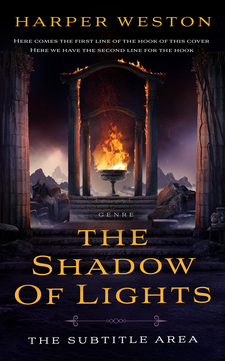 2D view of Bastille #23753 - Premade Fantasy Book Cover