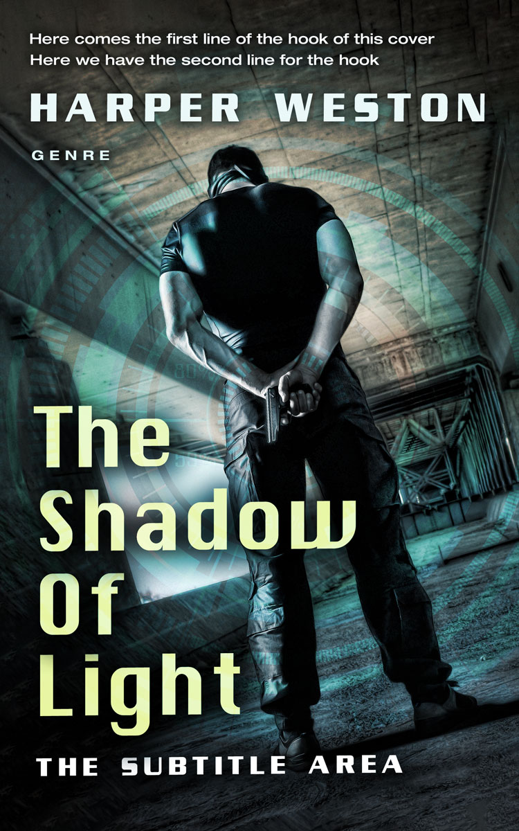 2D view of Shark #23765 - Premade Mystery & Thriller & Suspense Book Cover