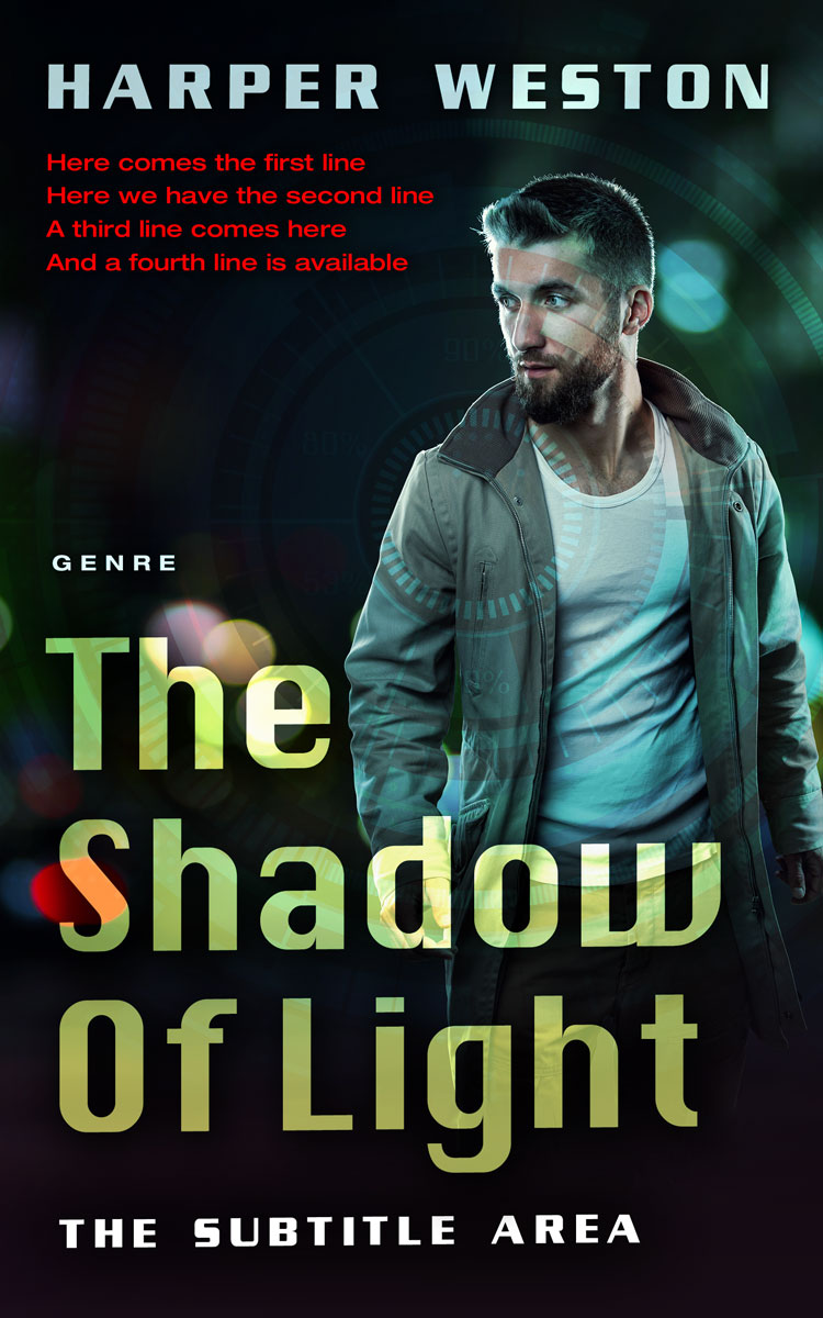 2D view of Swamp Green #23770 - Premade Mystery & Thriller & Suspense Book Cover