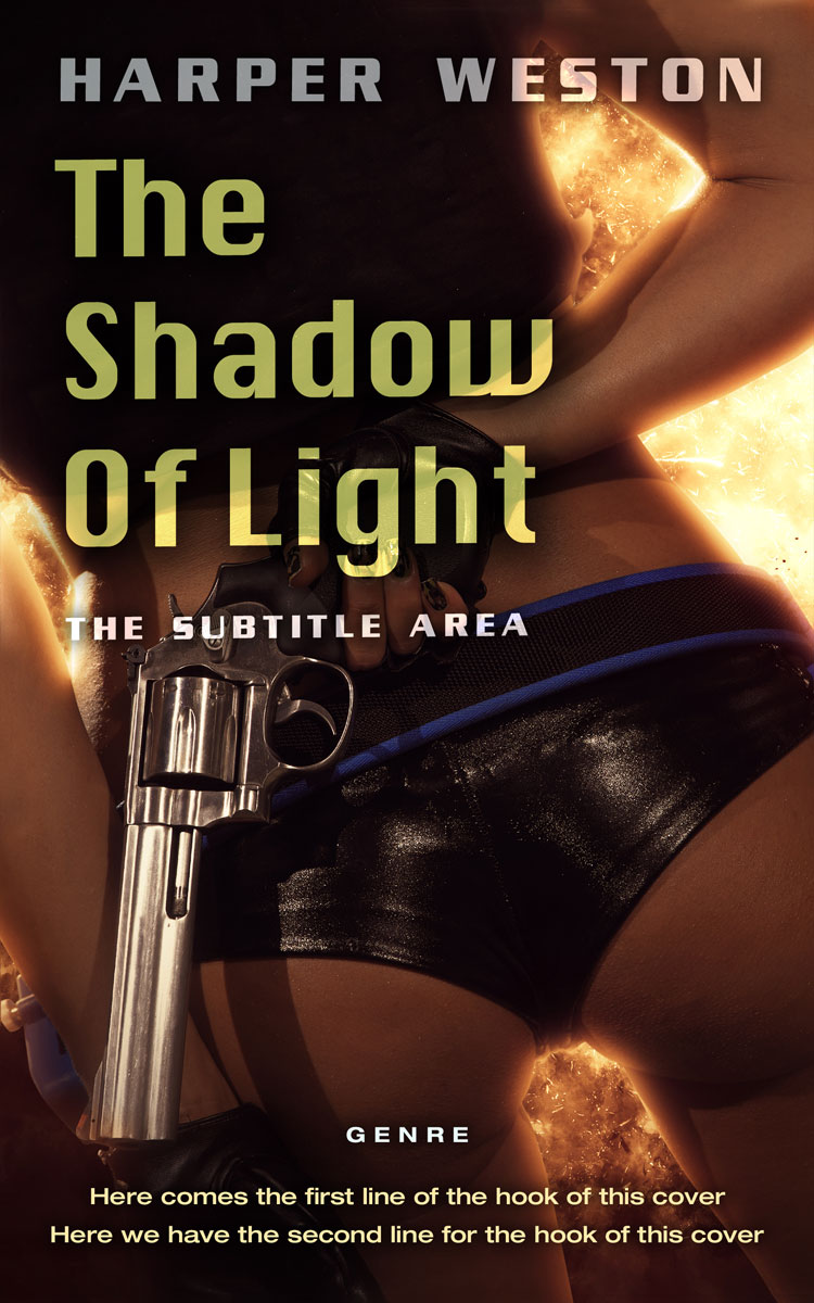 2D view of Premade Mystery & Thriller & Suspense Book Cover - Night Rider