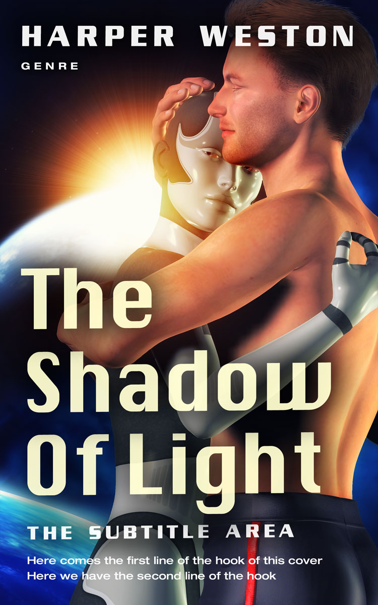 2D view of Cashmere #23778 - Premade Science Fiction Book Cover