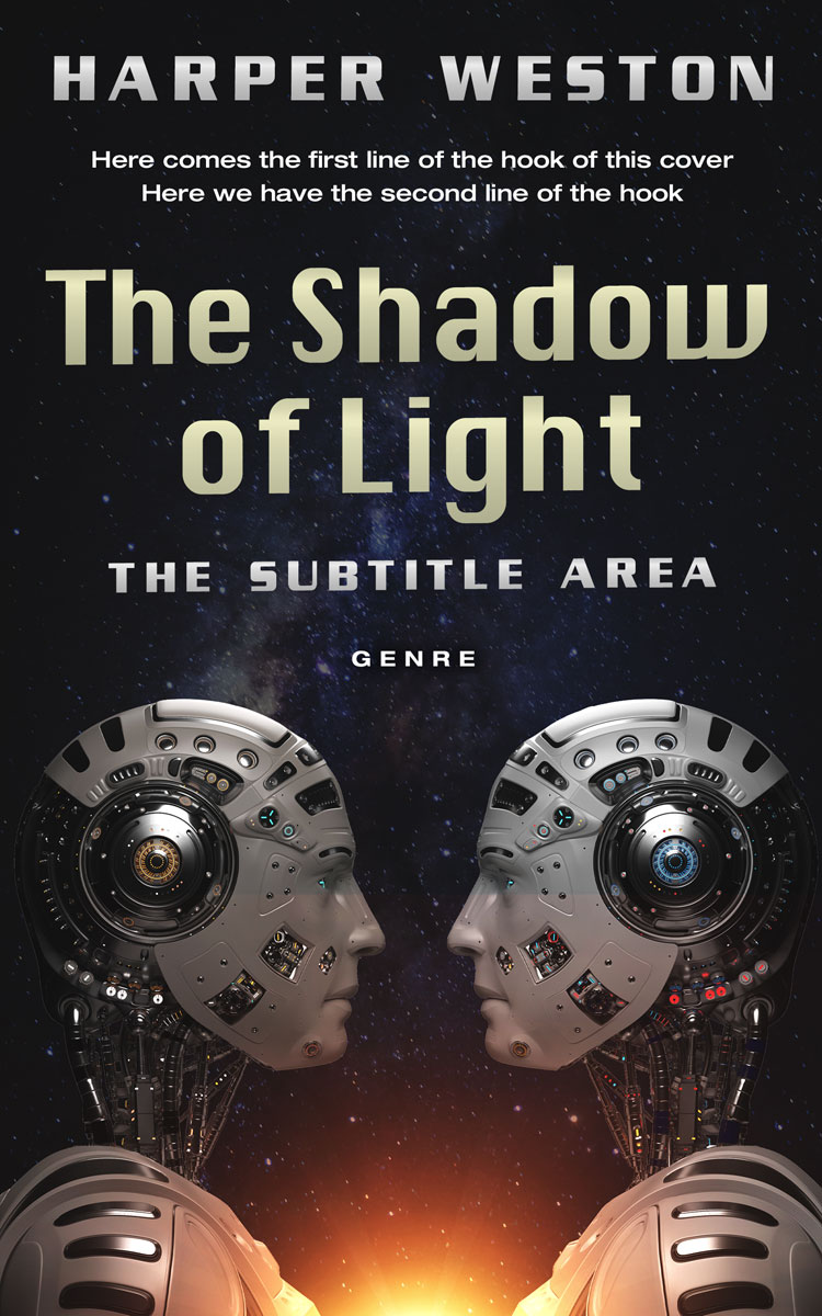 2D view of Premade Science Fiction Book Cover - Thunder