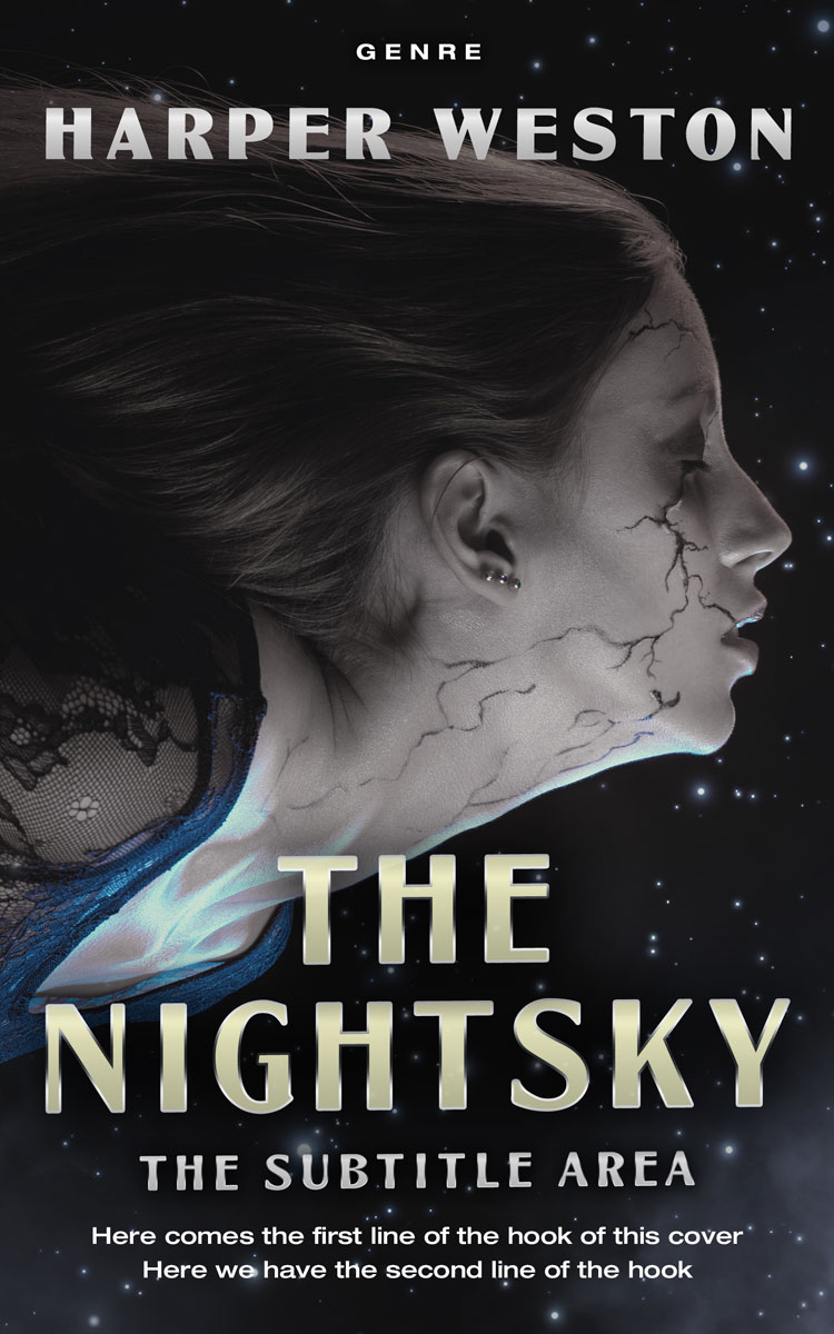 2D view of Shark #23787 - Premade Mystery & Thriller & Suspense Book Cover