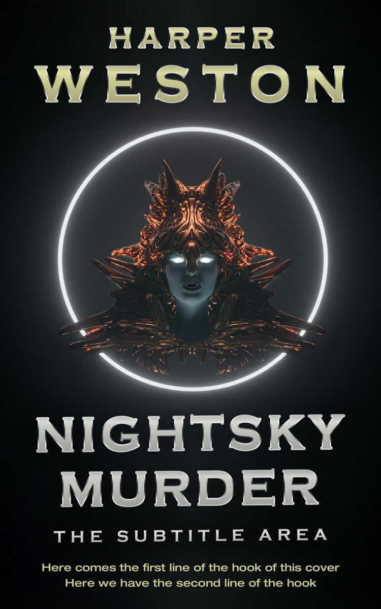 2D view of Woodsmoke #23793 - Premade Fantasy Book Cover