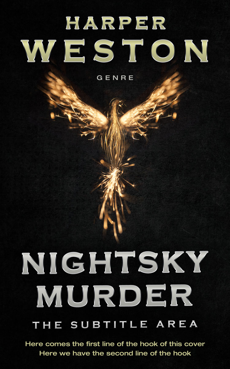 2D view of Cod Gray #23794 - Premade Fantasy Book Cover