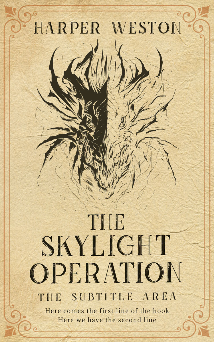 2D view of Zombie #23813 - Premade Fantasy Book Cover