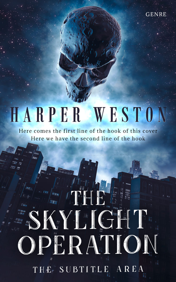 2D view of Mirage #23820 - Premade Horror Book Cover