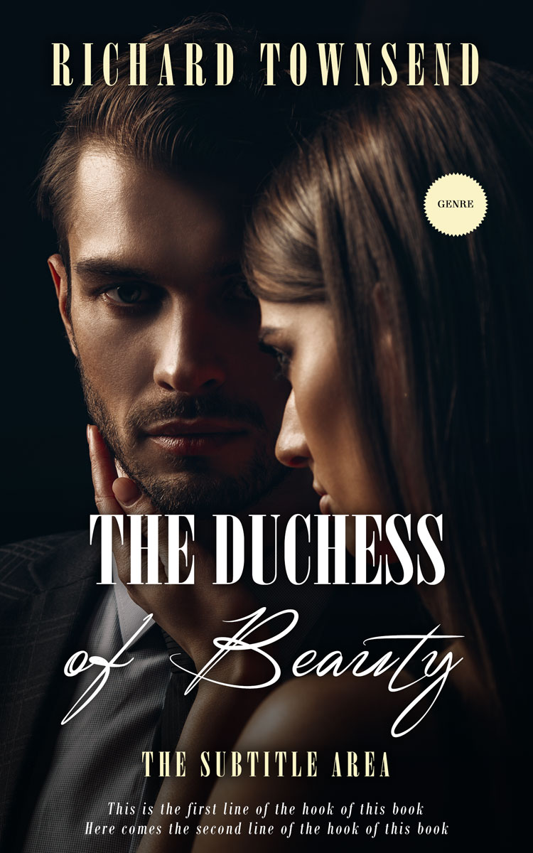 2D view of Premade Romance Book Cover - Woodsmoke