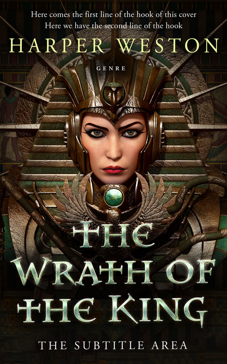 2D view of Eternity #23866 - Premade Historical Book Cover