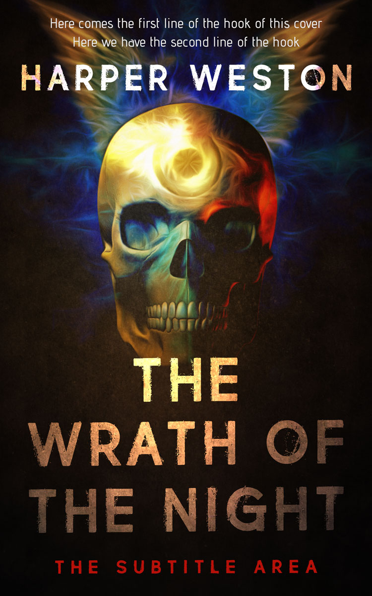 2D view of Premade Horror Book Cover - Cocoa Brown