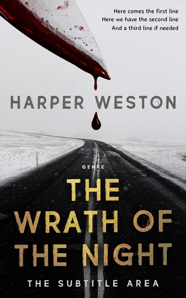 2D view of French Gray #23897 - Premade Mystery & Thriller & Suspense Book Cover