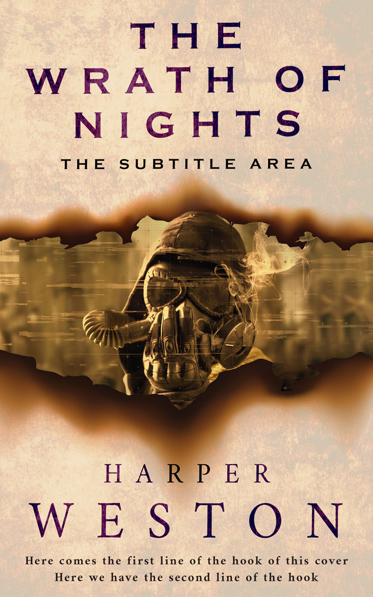 2D view of Hampton #23919 - Premade Apocalyptica Book Cover
