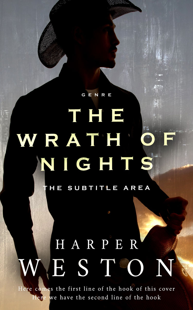 2D view of Cod Gray #23932 - Premade Action & Adventure Book Cover