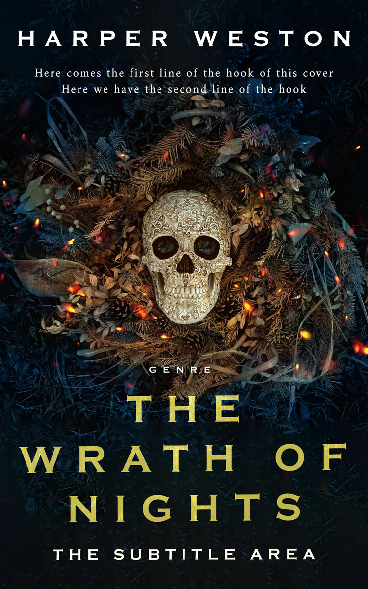 2D view of Bunker #23943 - Premade Horror Book Cover