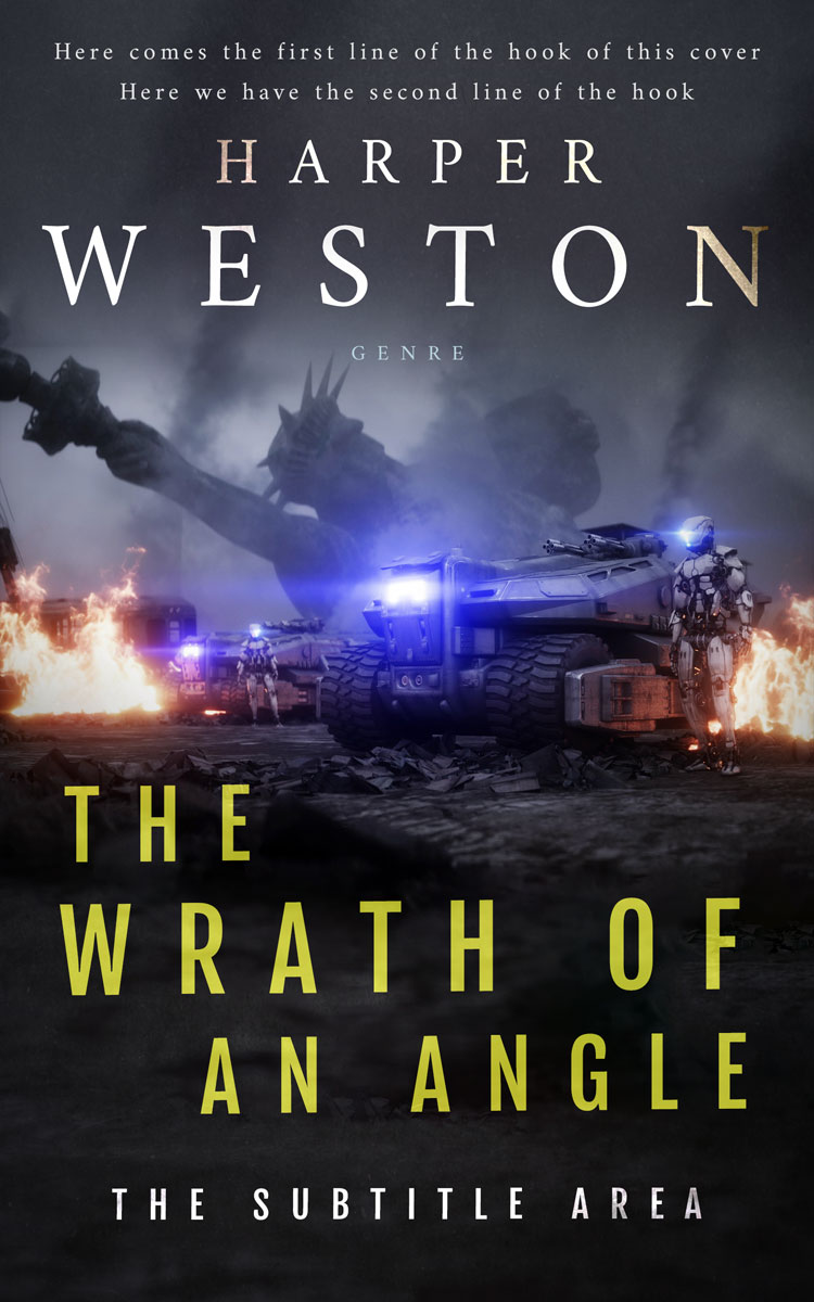 2D view of Charade #23947 - Premade Apocalyptica Book Cover