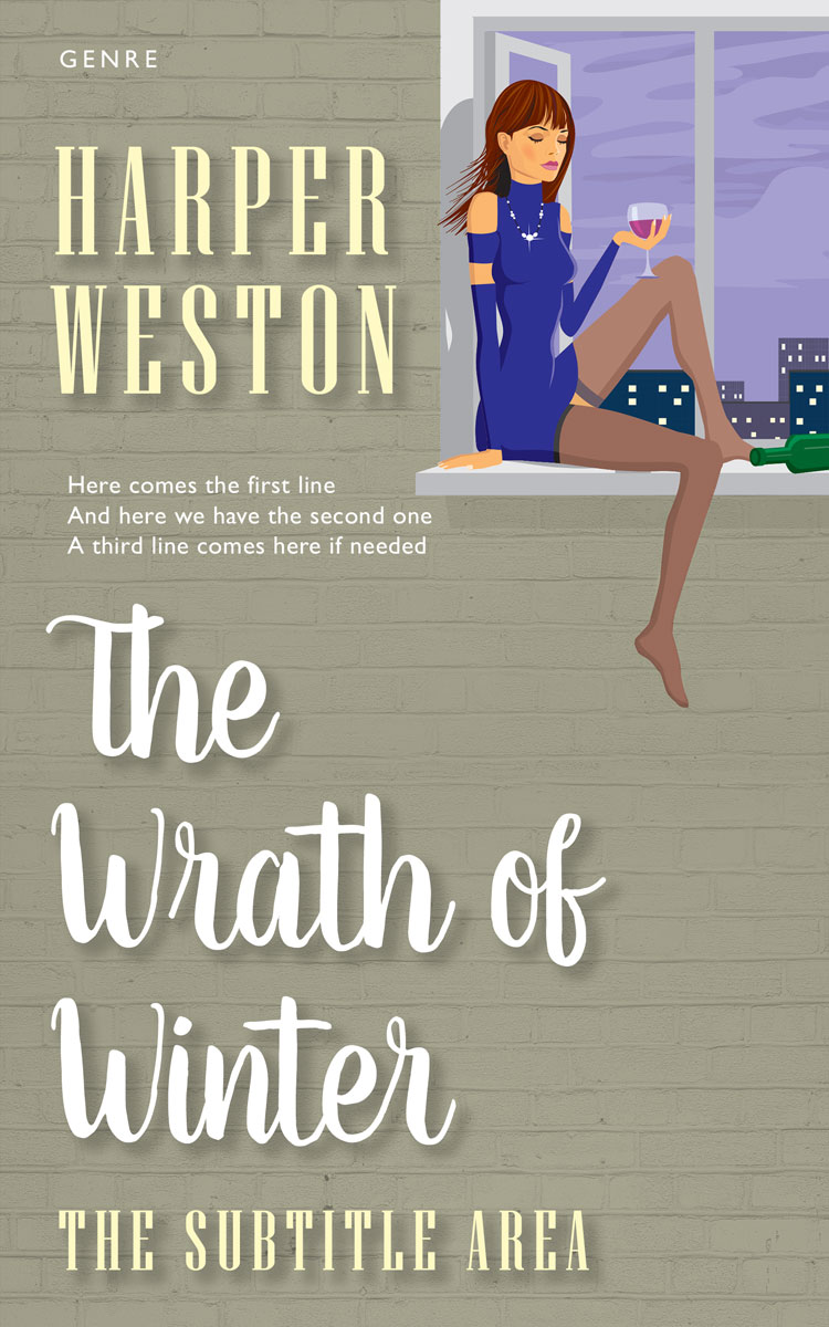 2D view of Gray Olive #23959 - Premade Literary Fiction Book Cover | BookCoverZone