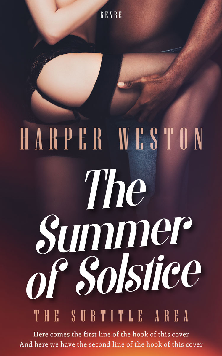 2D view of Premade Erotica Book Cover - Thunder